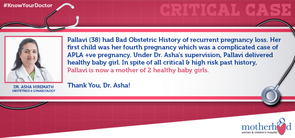 Dr. Asha Hiremath Critical Case 1