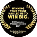 CII Award for  Customer Obsession 2021