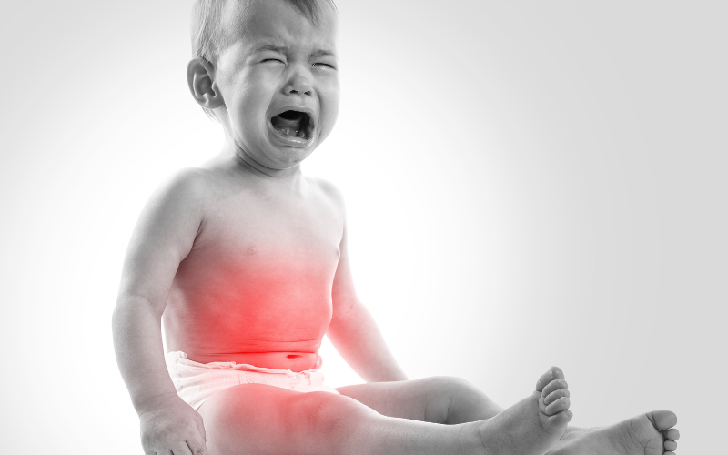 Colic pain in newborn babies