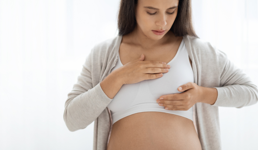 Breast sensitivity in pregnancy