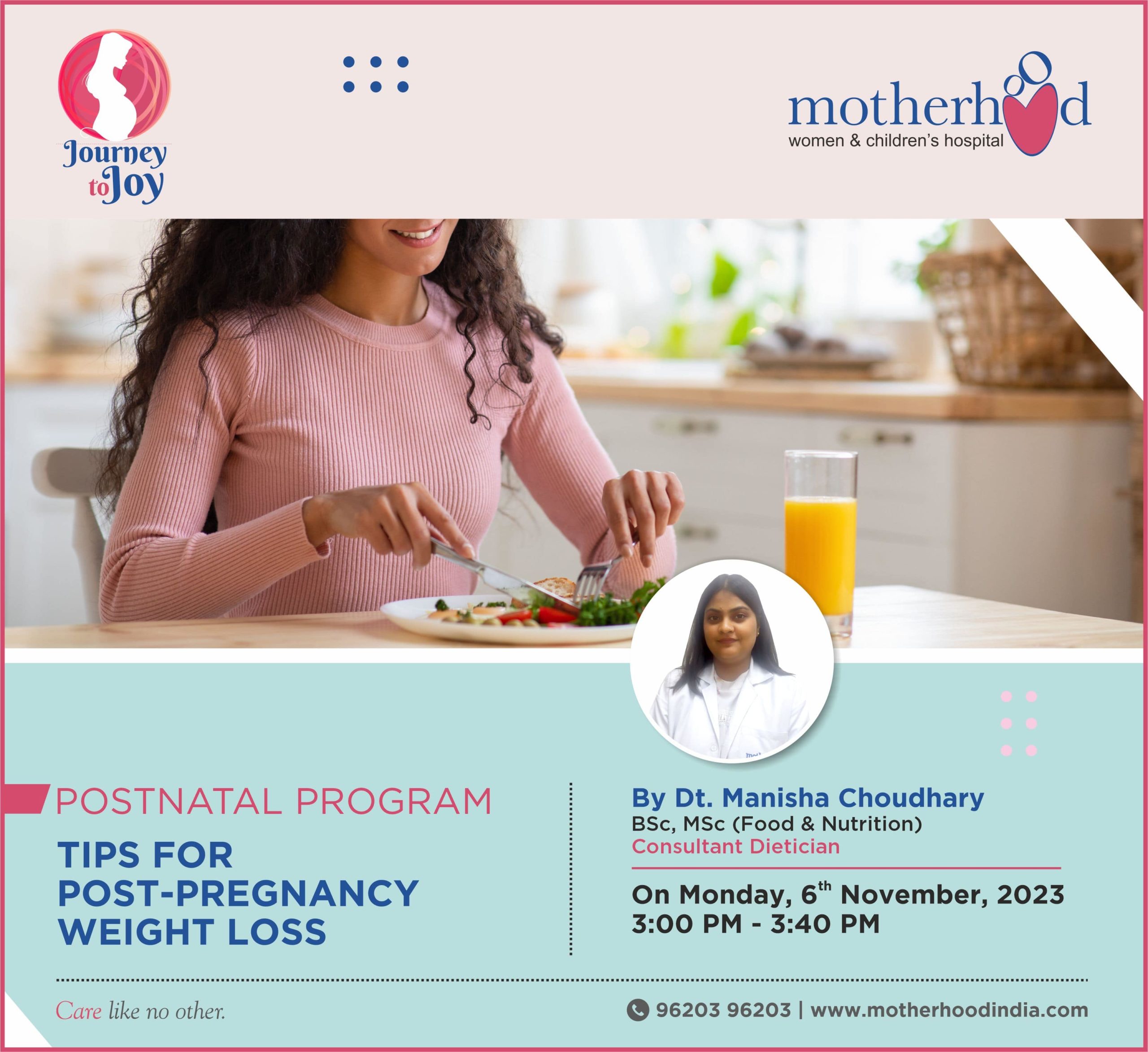 Tips for post-pregnancy weight loss_Dt. Manisha Choudhary_6th November-min