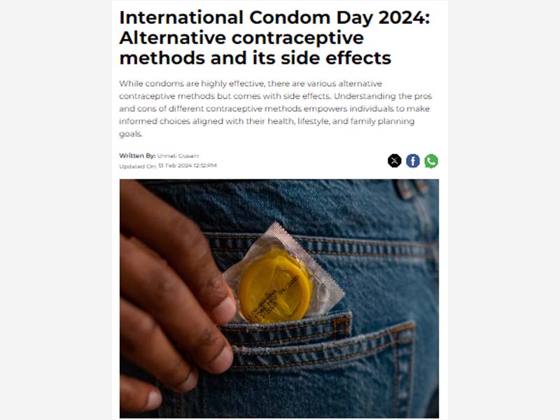 International Condom Day 2024 Alternative contraceptive methods and
