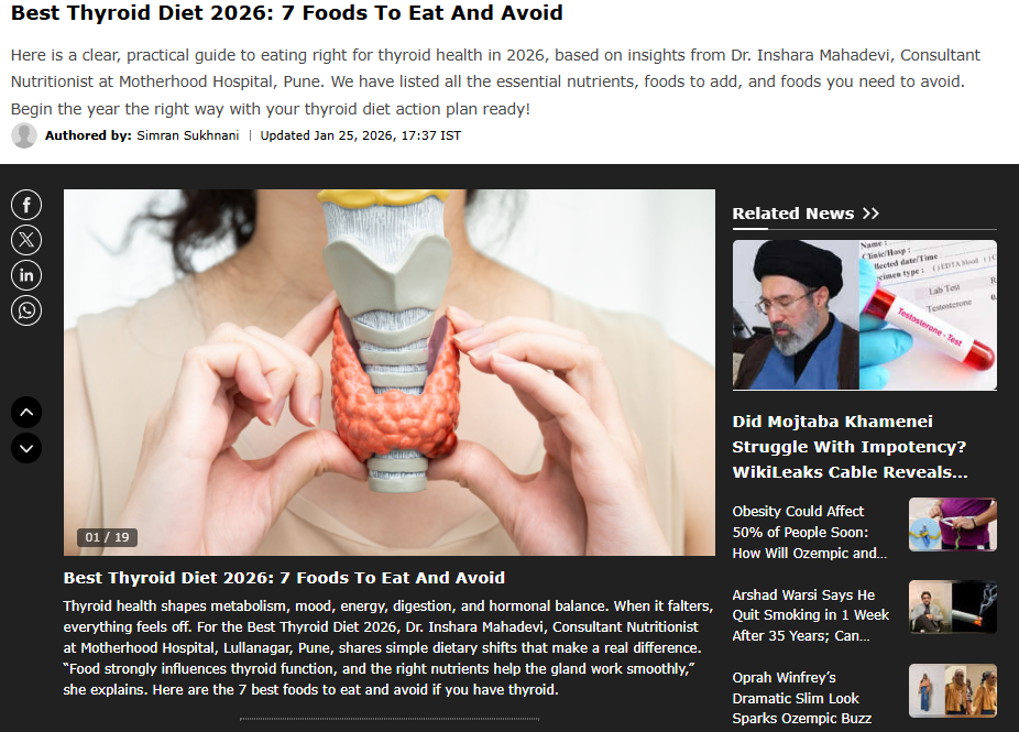 Best Thyroid Diet 2026: 7 Foods To Eat And Avoid