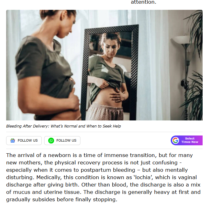 Postpartum Bleeding Explained: Is It Normal, How Long It Lasts, When to Seek Help