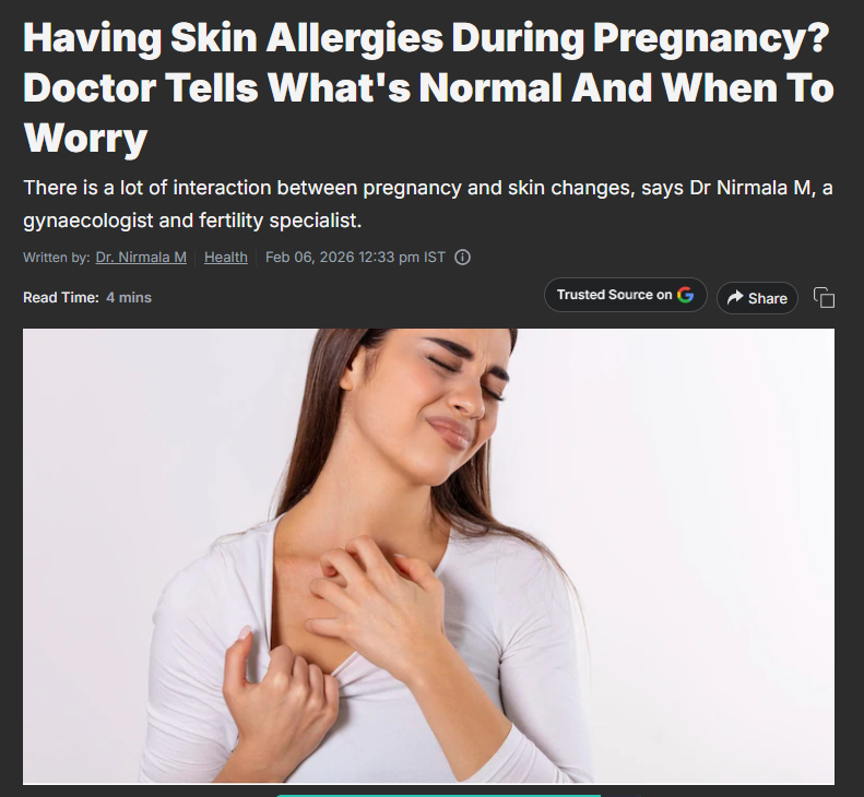 Having Skin Allergies During Pregnancy? Doctor Tells What's Normal And When To Worry