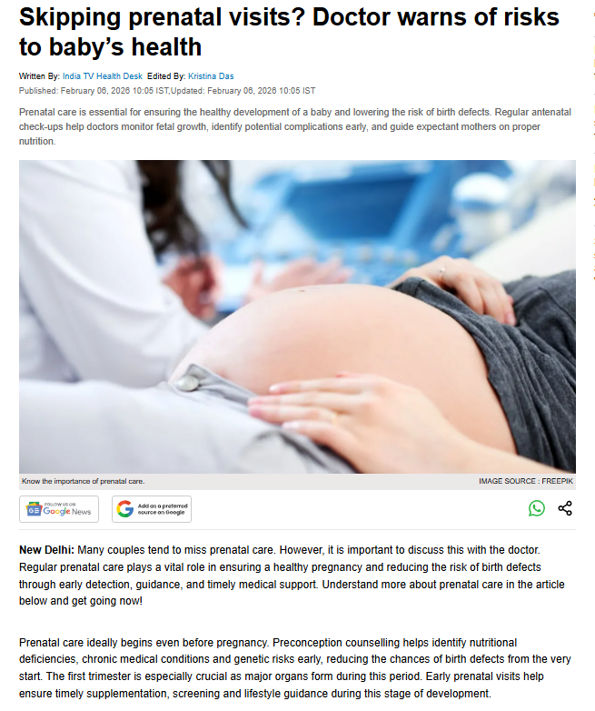 Skipping prenatal visits? Doctor warns of risks to baby’s health