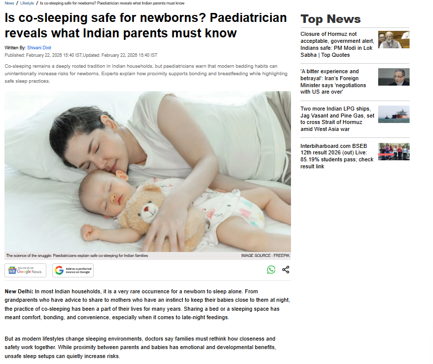 Co Sleeping mother